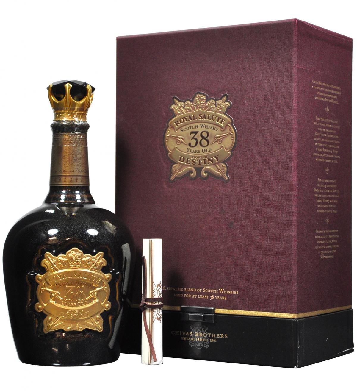 Royal salute stone of destiny blended whisky,