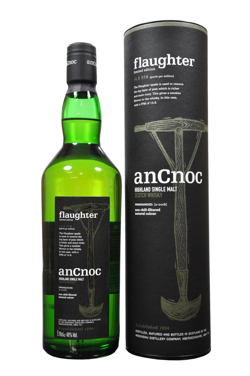 an cnoc flaughter limited edition, speyside single malt scotch whisky