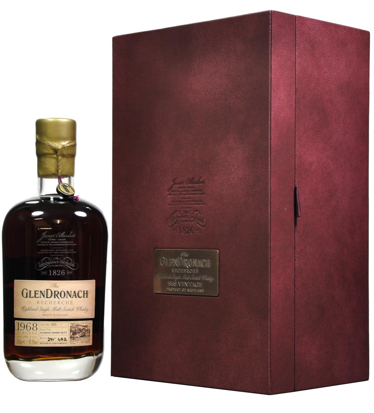 Glendronach 1968-2012 | 44 Year Old | Recherche Single Cask 005