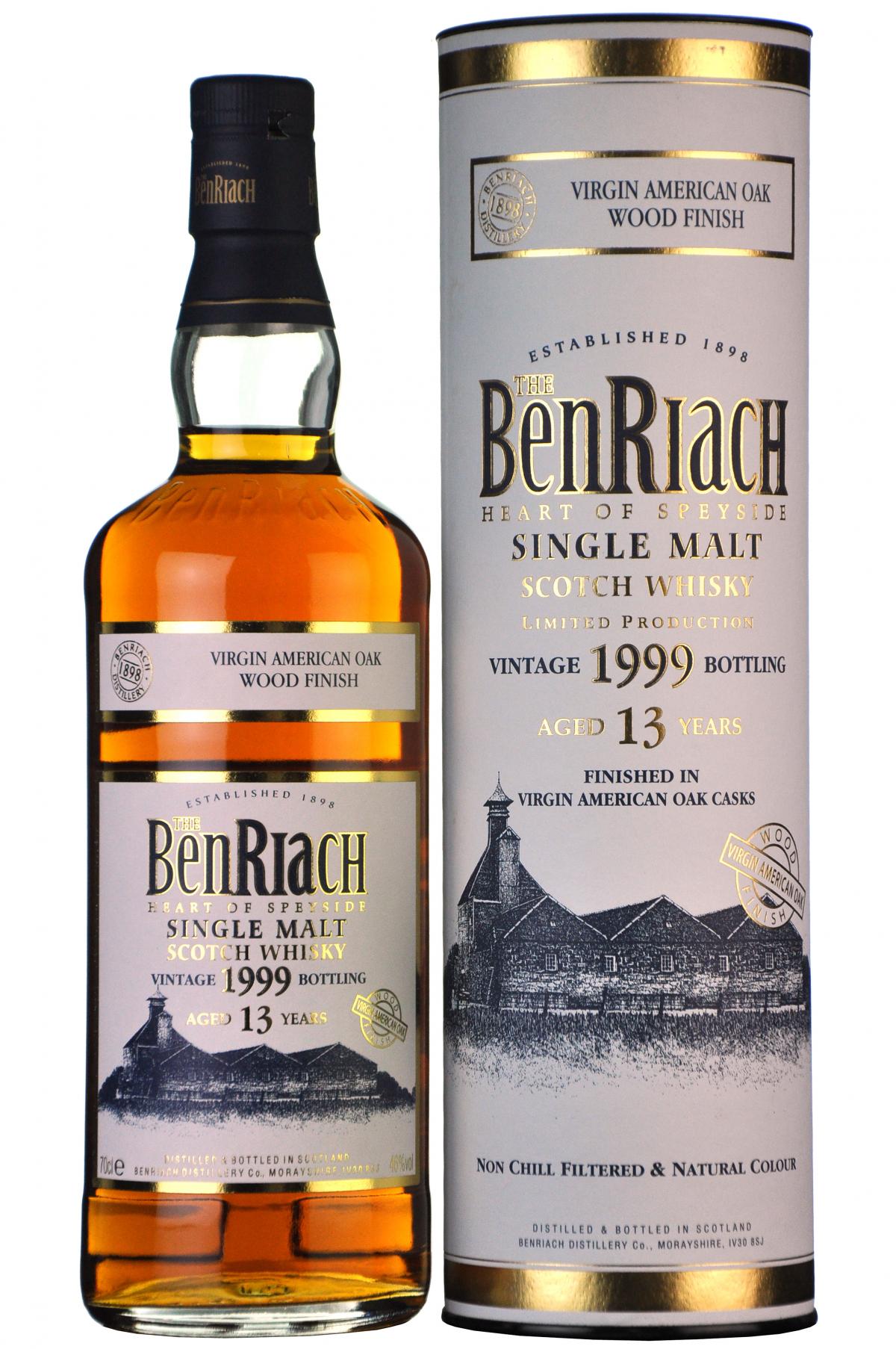 Benriach 1999 | Virgin American Oak Wood Finish