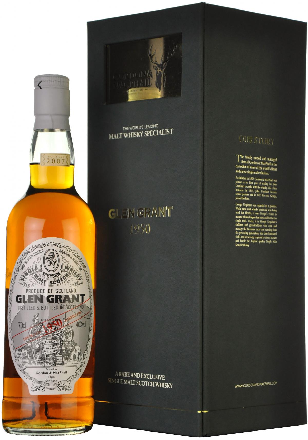Glen Grant 1950-2007 | 57 Year Old Gordon & MacPhail Casks 853+2734