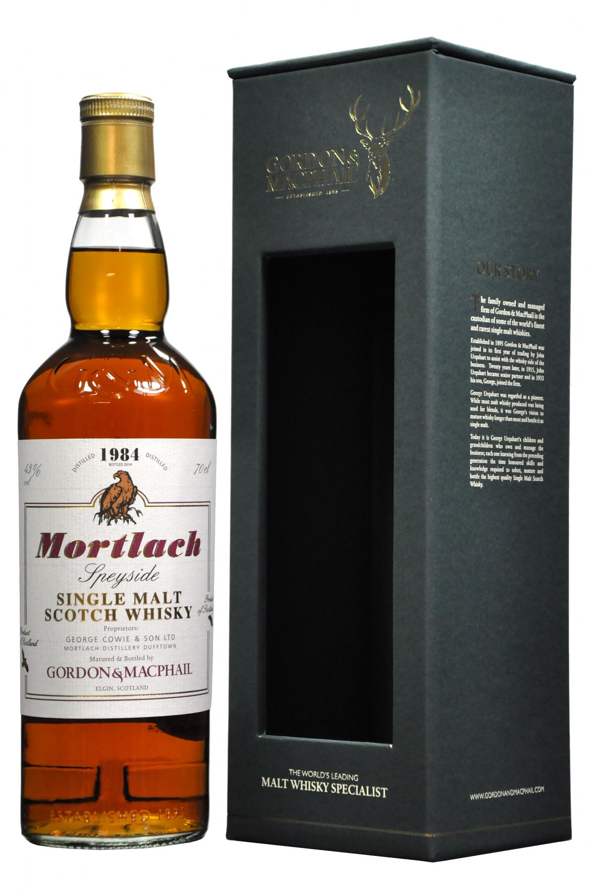 Mortlach 1984-2014, gordon & macphail, speyside single malt scotch whisky