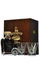 ben nevis 25 year old decanter glasspack, highland single malt scotch whisky
