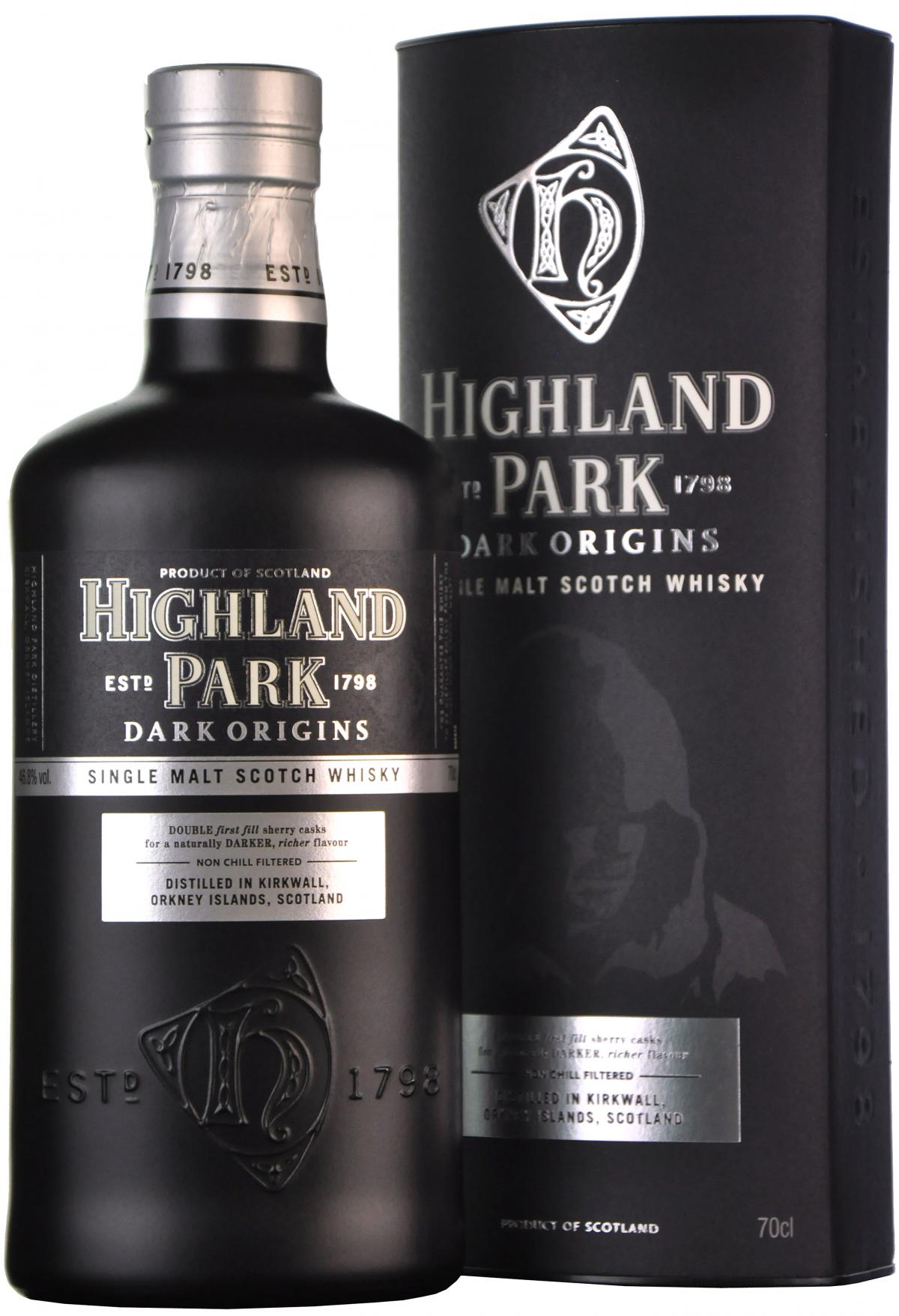 highland park dark origins, island of orkney single malt scotch whisky