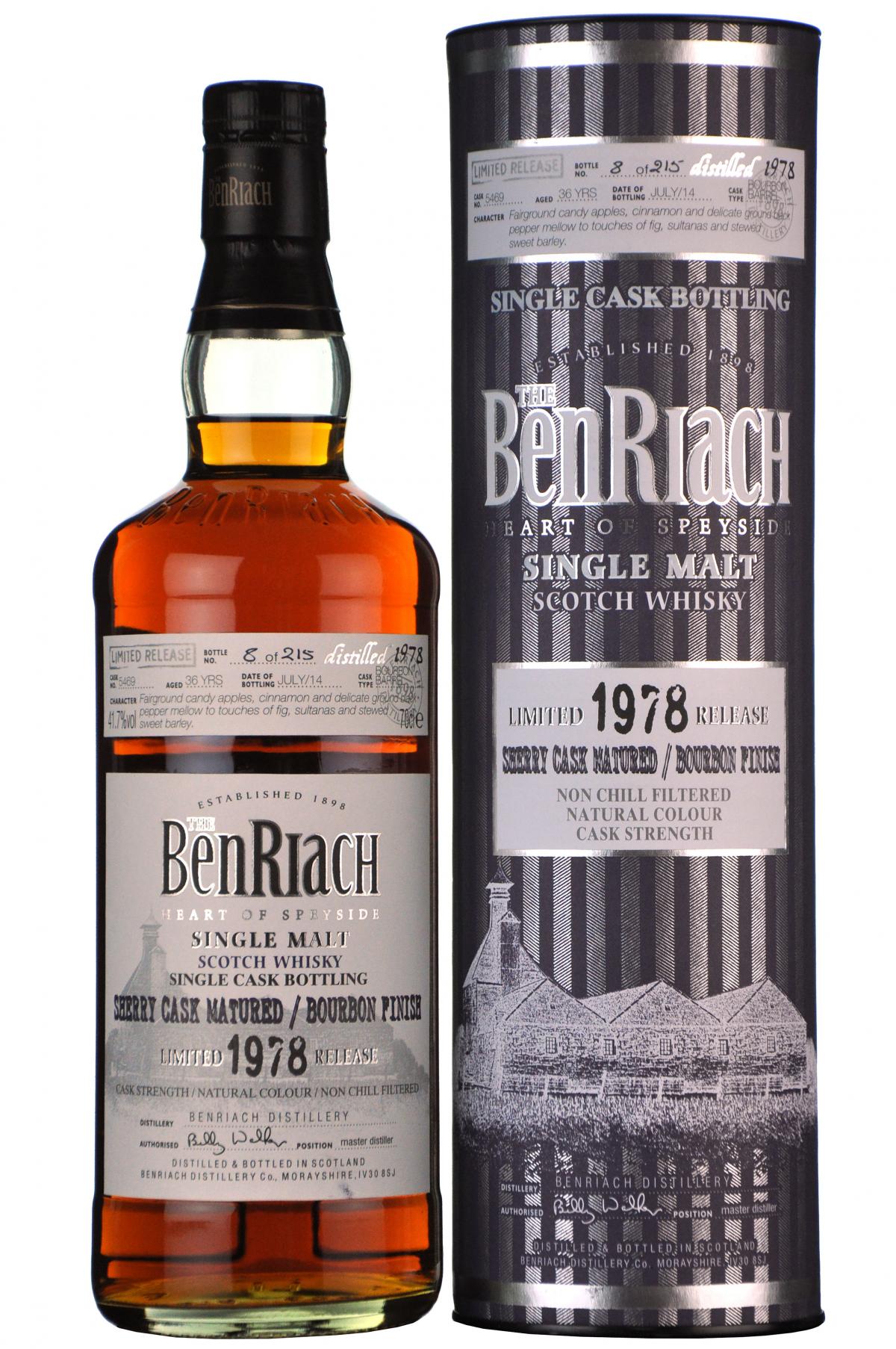 Benriach 1978-2014 | 36 Year Old | Single Cask 5469 | Batch 11