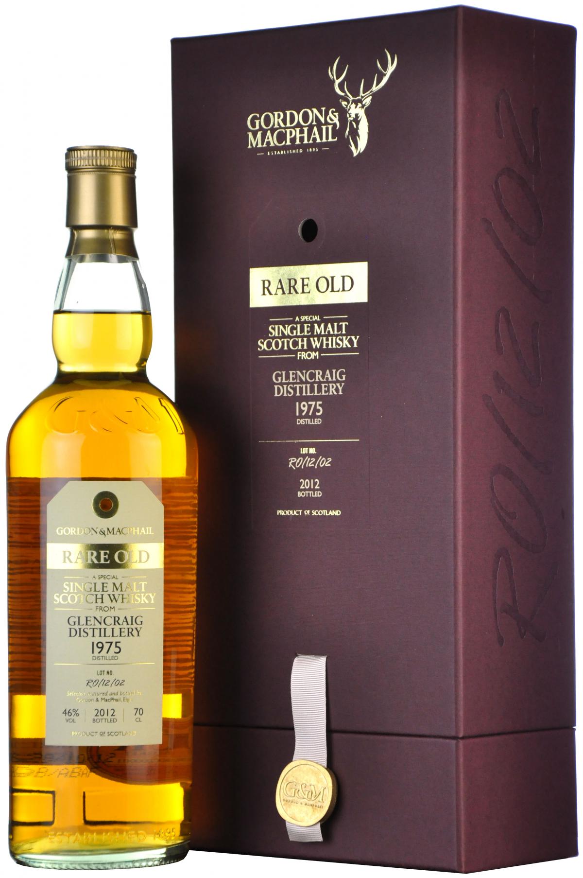 Glencraig 1975-2012 Gordon & MacPhail Rare Old