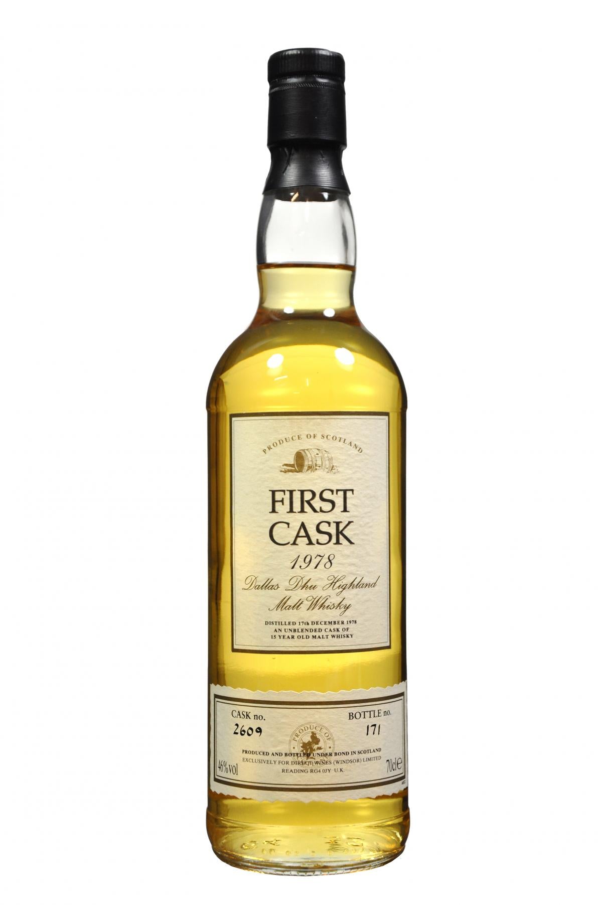 Dallas Dhu 1978 | 15 Year Old | First Cask 2609