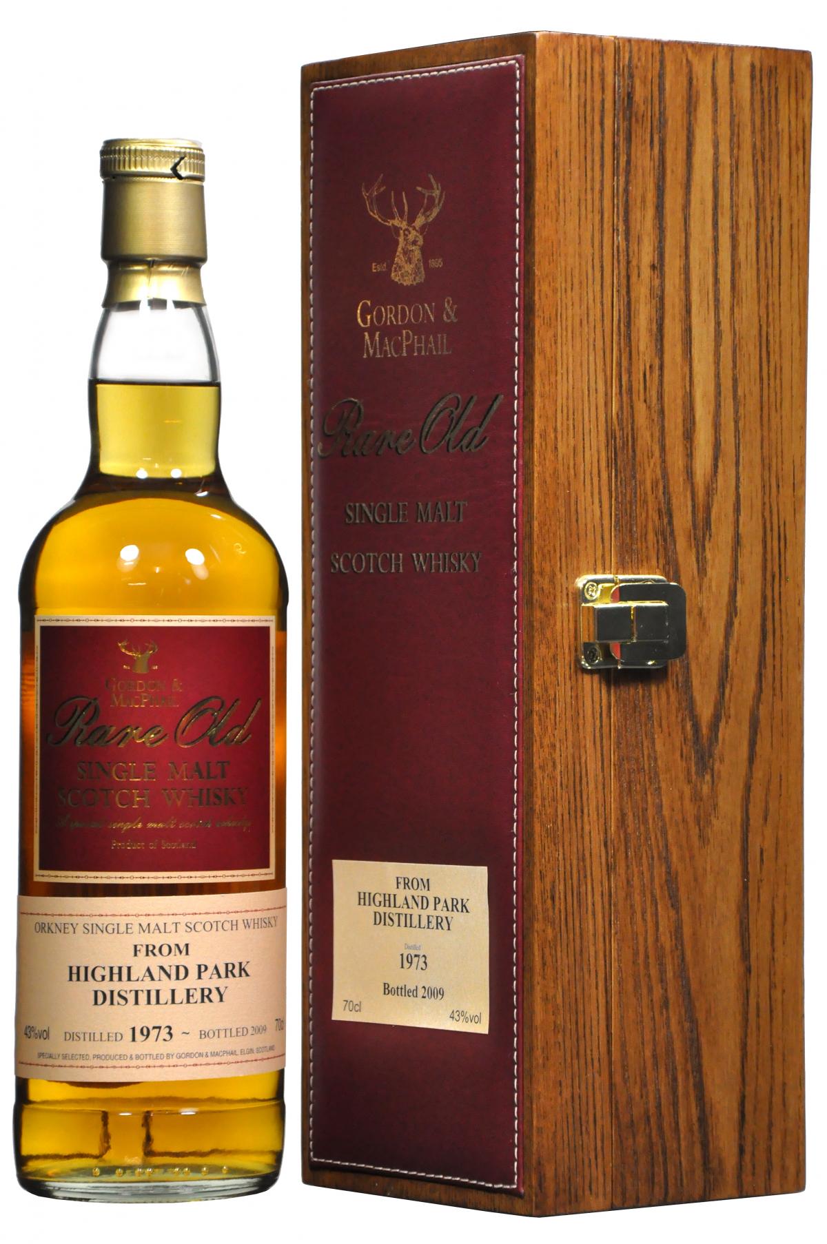 Highland Park 1973-2009 Gordon & MacPhail Rare Old