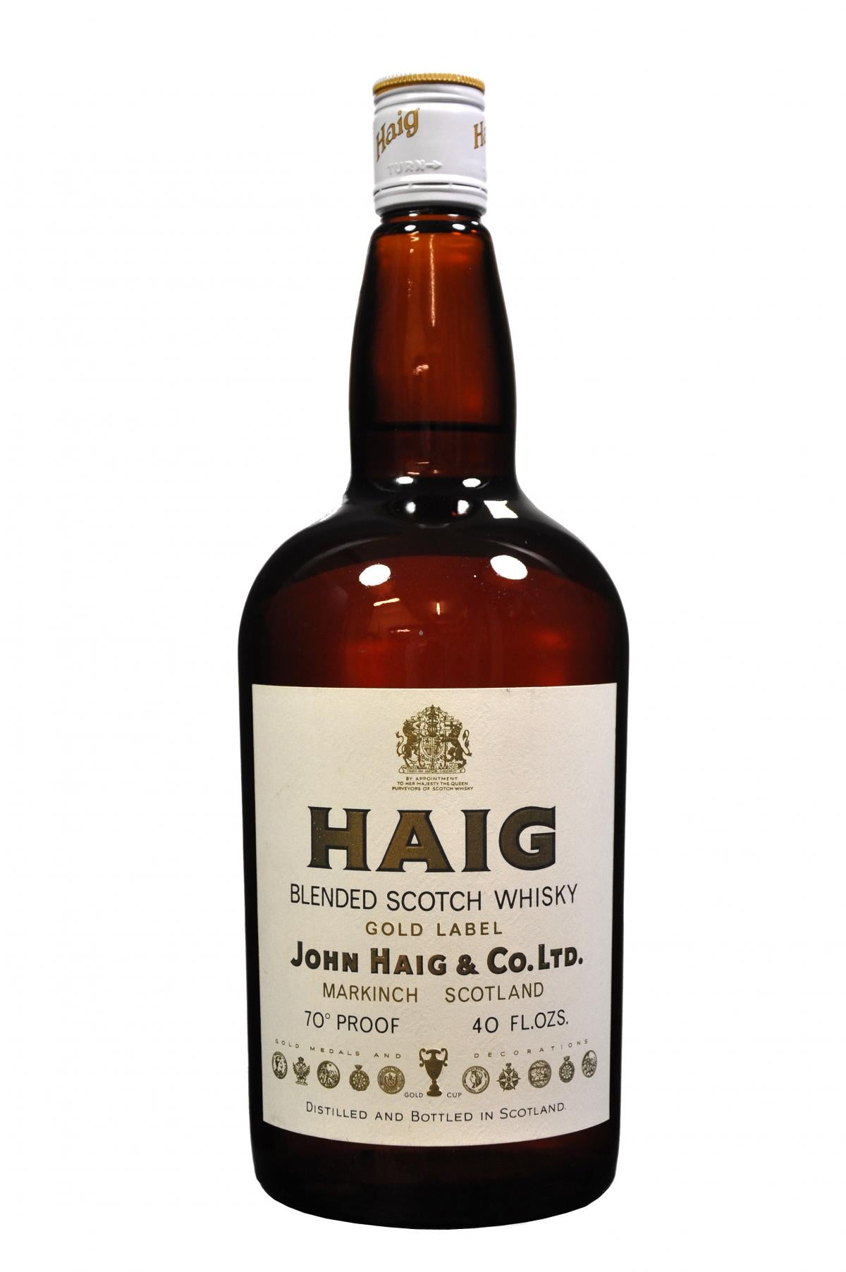 haig gold label 1970s, blended scotch whisky