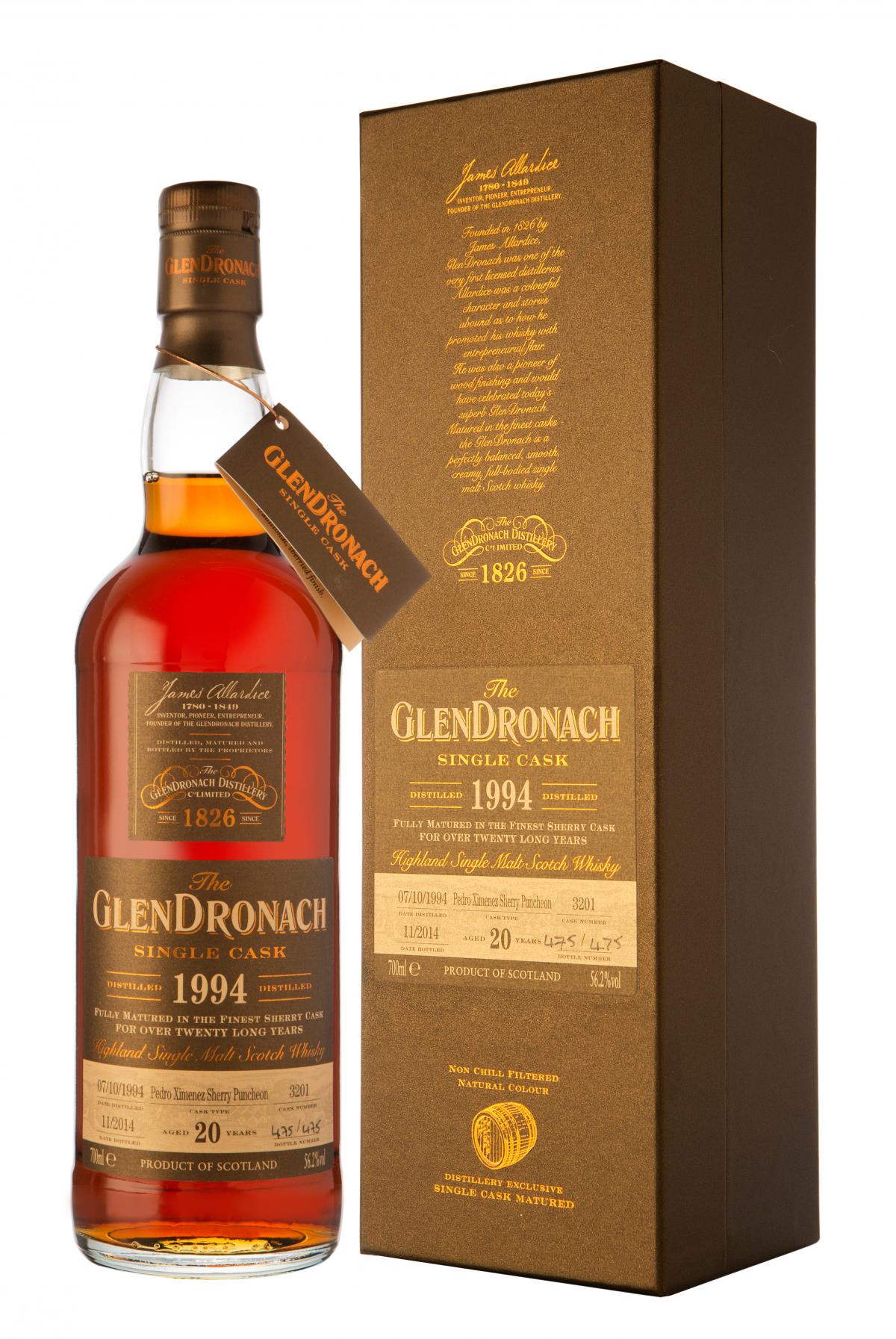 Glendronach 1994-2014 | 20 Year Old | Single Cask 3201 | Batch 11