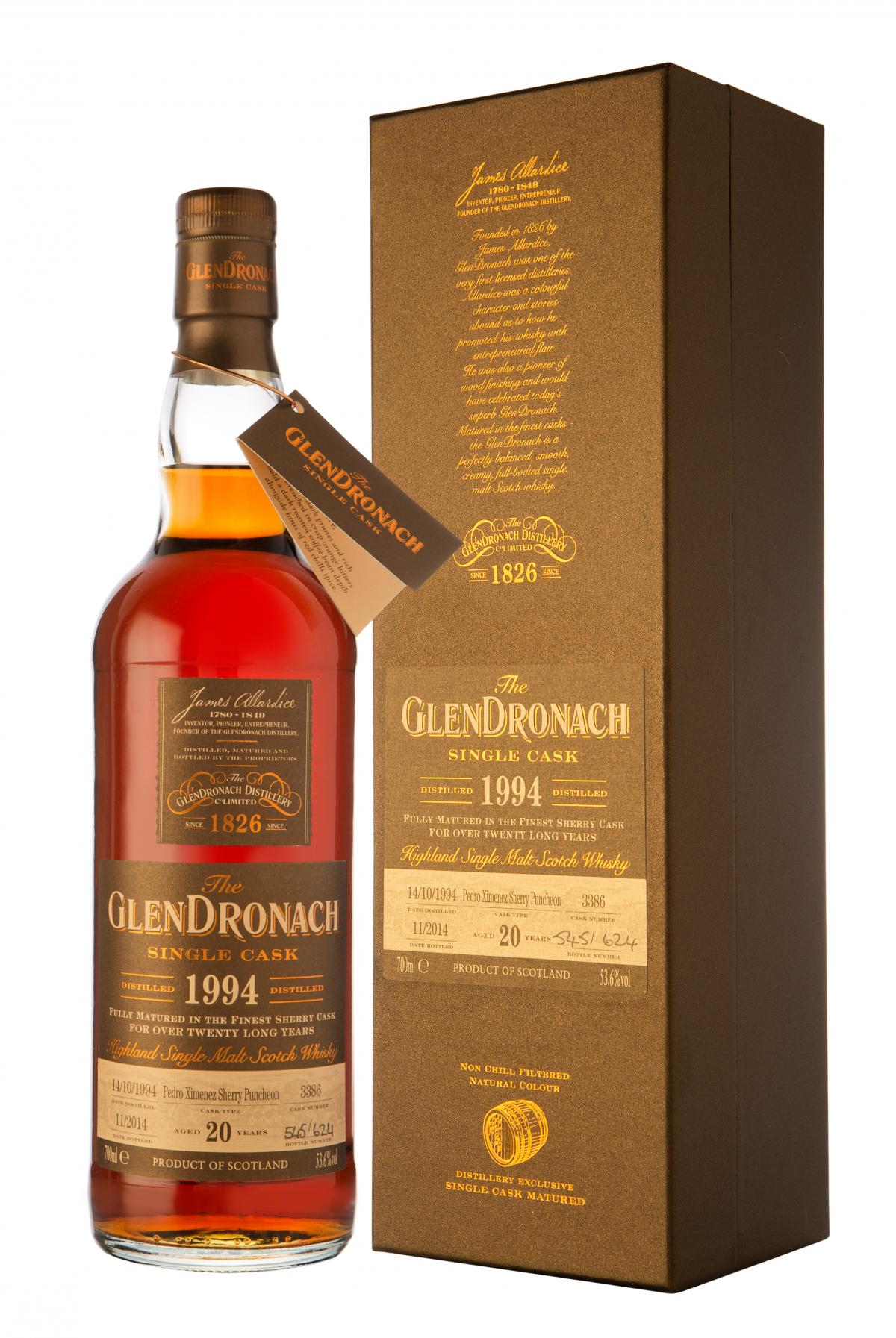 Glendronach 1994-2014 | 20 Year Old | Single Cask 3386 | Batch 11