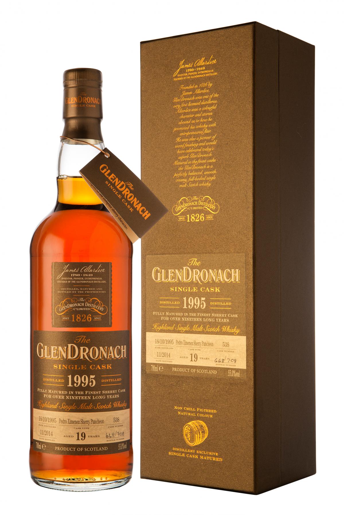 Glendronach 1995-2014 | 19 Year Old | Single Cask 538 | Batch 11