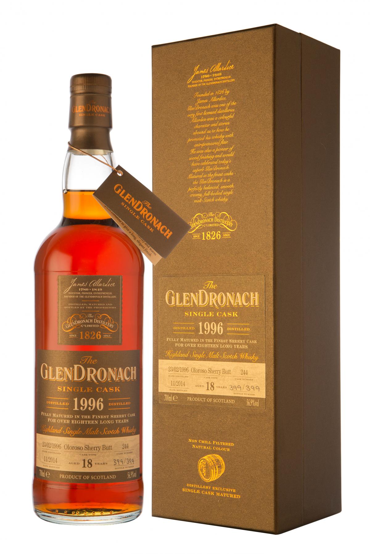 Glendronach 1996-2014 | 18 Year Old | Single Cask 244 | Batch 11