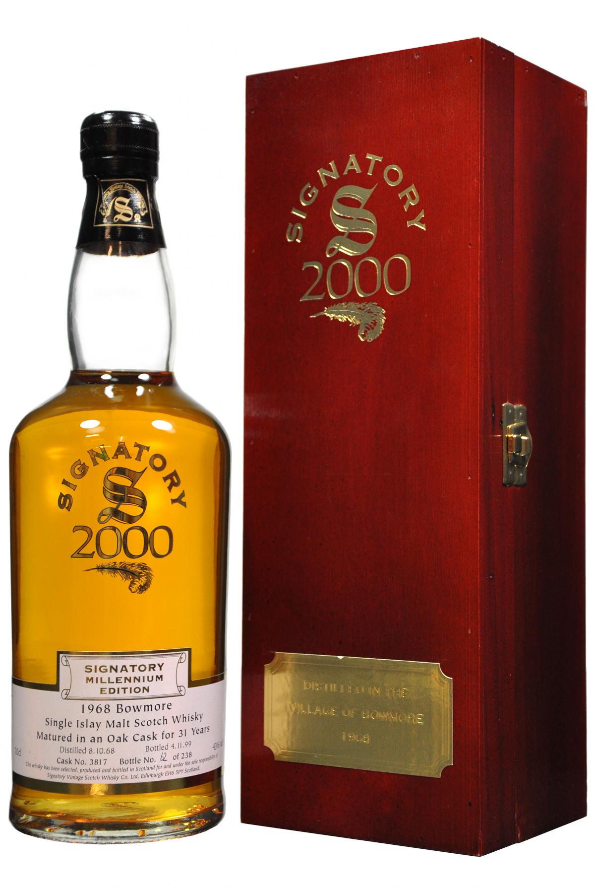 Bowmore 1968-1999 | 31 Year Old | Signatory Millennium Edition