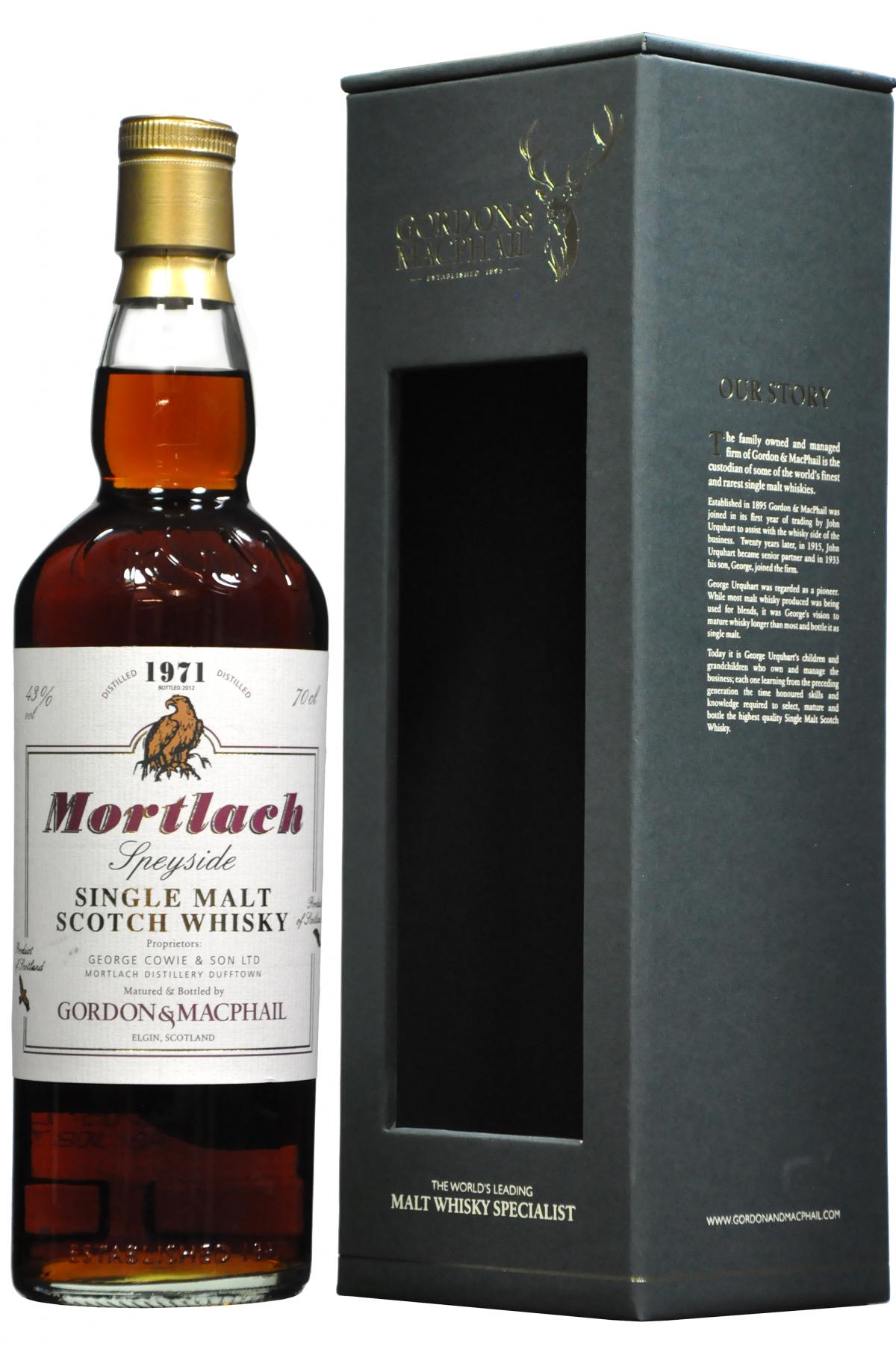 mortlach 1971 bottled 2012 by gordon and macphail