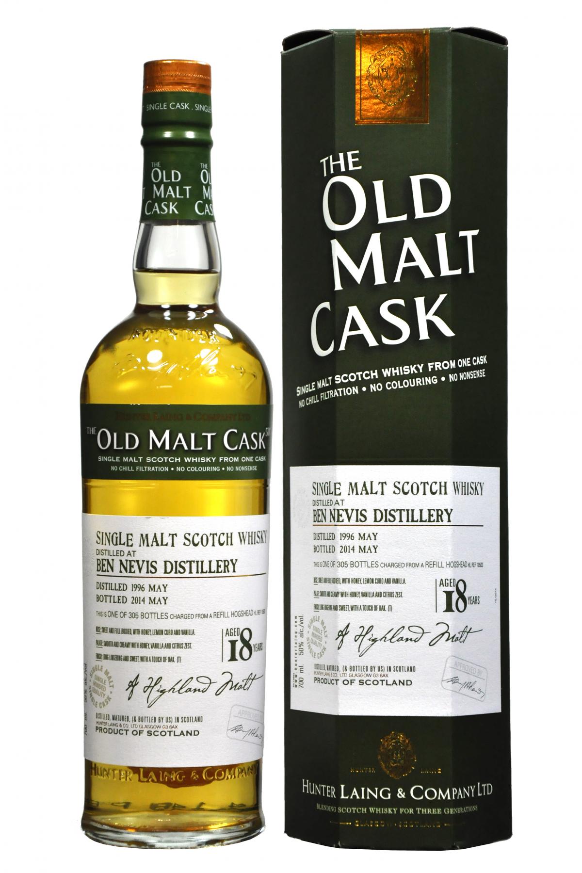 Ben Nevis 1996-2014 | 18 Year Old | Old Malt Cask 10503