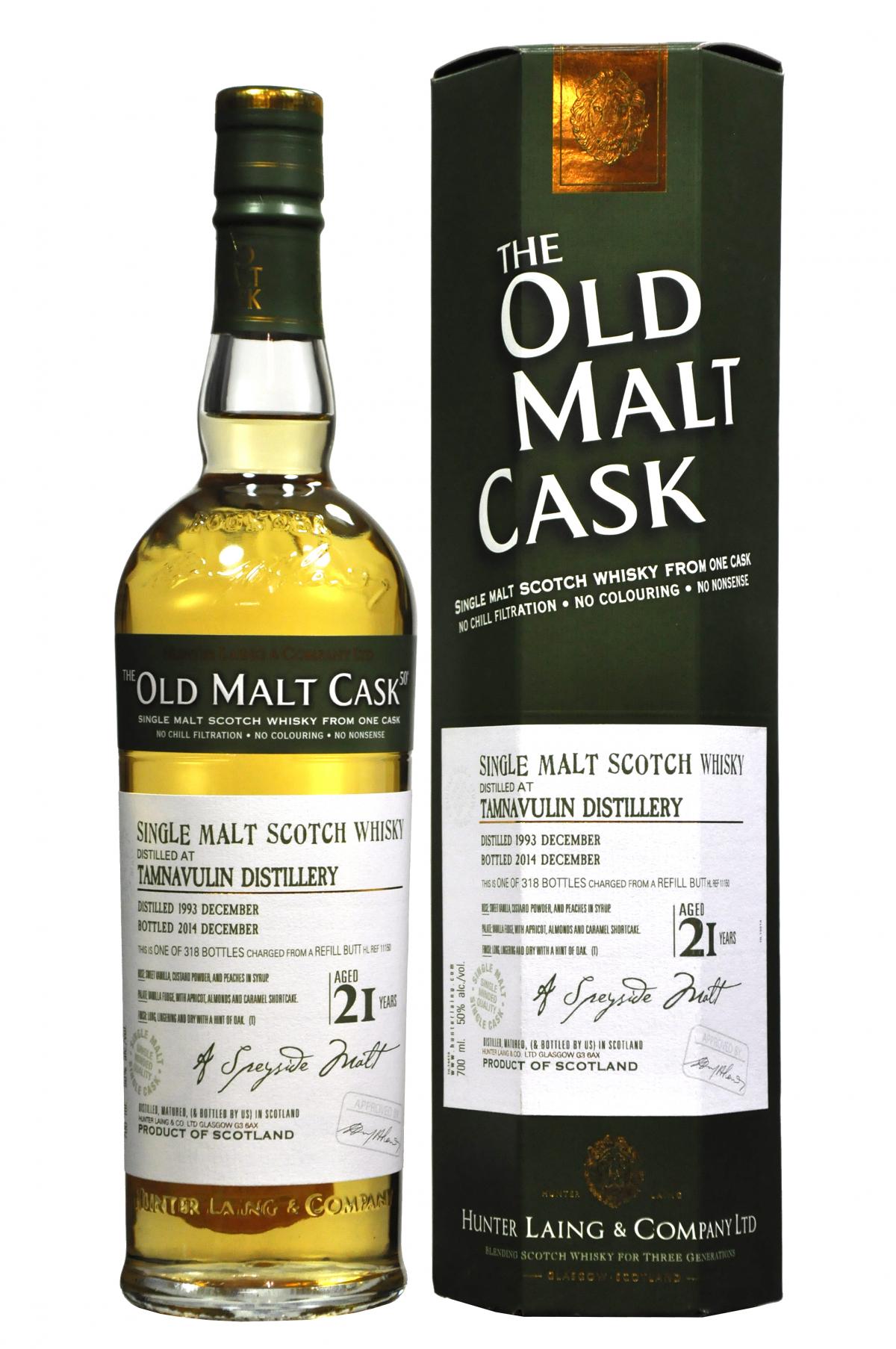 Tamnavulin 1993-2014 | 21 Year Old | Old Malt Cask 11150