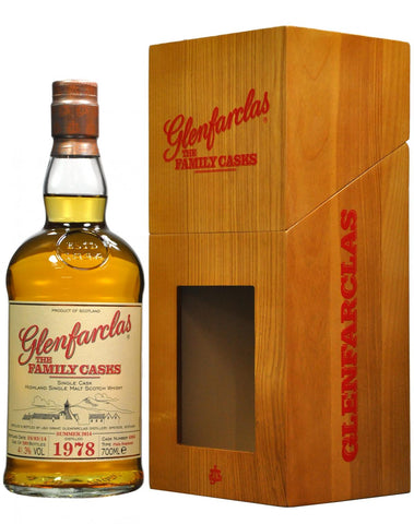 glenfarclas 1978-2014, the family cask 4004 one of 289 bottles