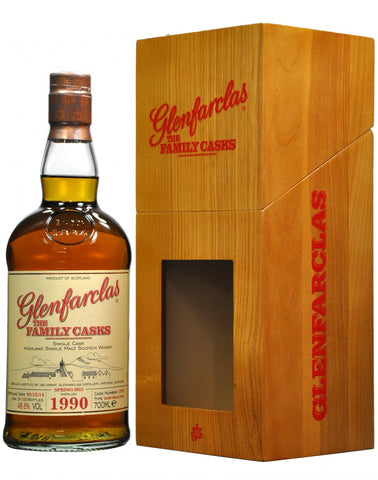 glenfarclas 1990-2014, the family cask 1276 one of 535 bottles