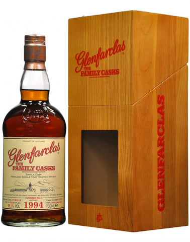 glenfarclas 1994-2014, the family cask 1574 one of 583 bottles