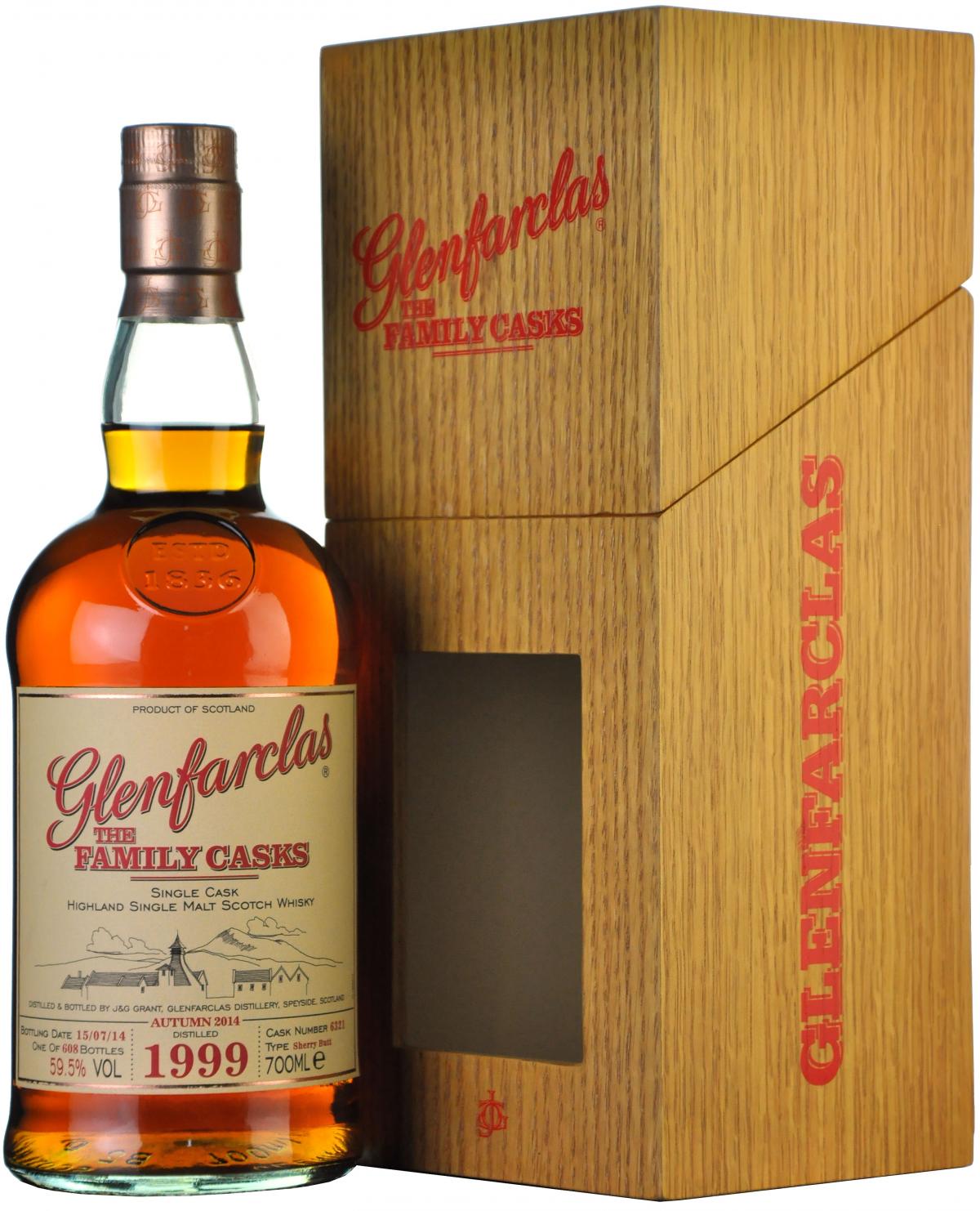 Glenfarclas 1999-2014 | 14 Year Old The Family Single Cask 6321