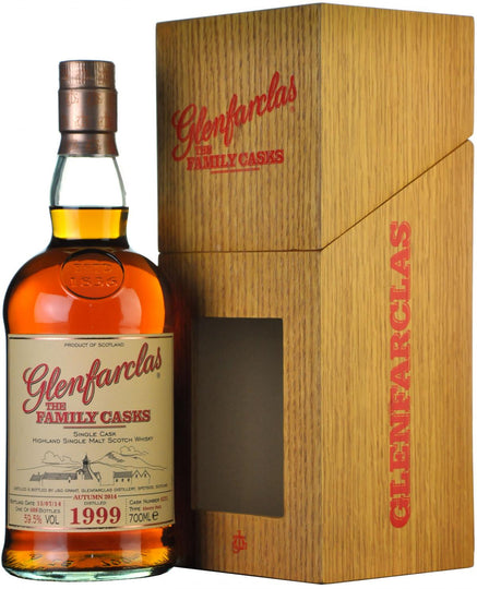 glenfarclas 1999-2014, the family cask 6321 one of 608 bottles