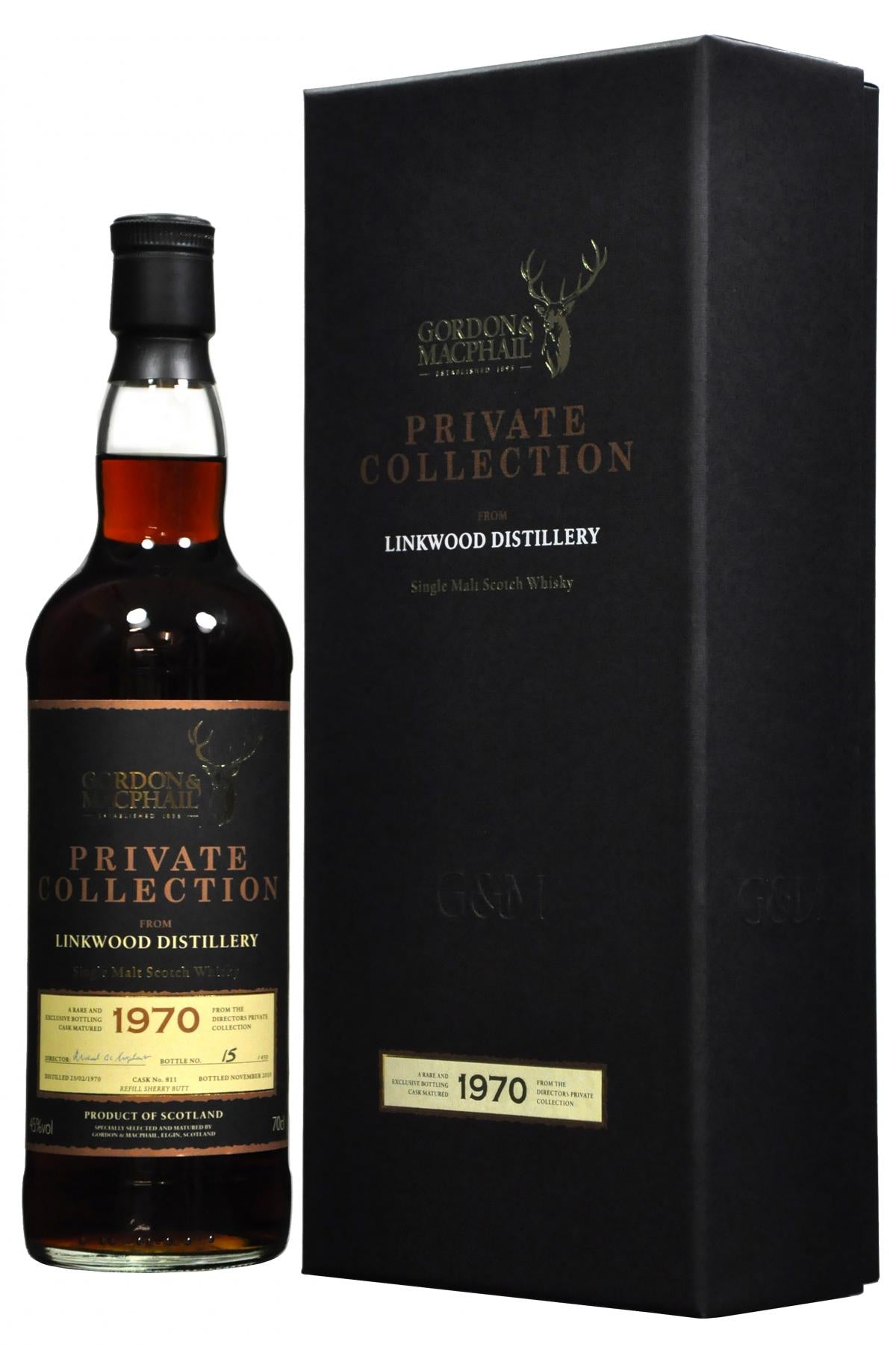 linkwood 1970 private collection bottled by gordon and macphail