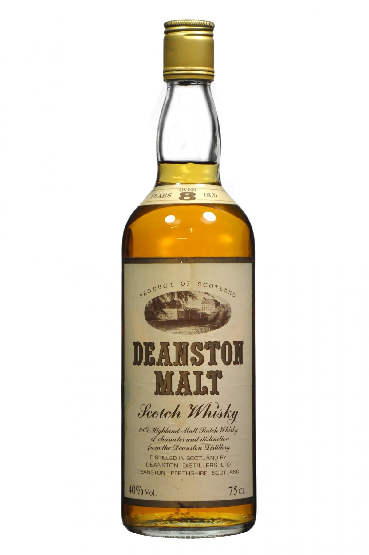 Deanston 8 Year Old 1980s highland single malt scotch whisky
