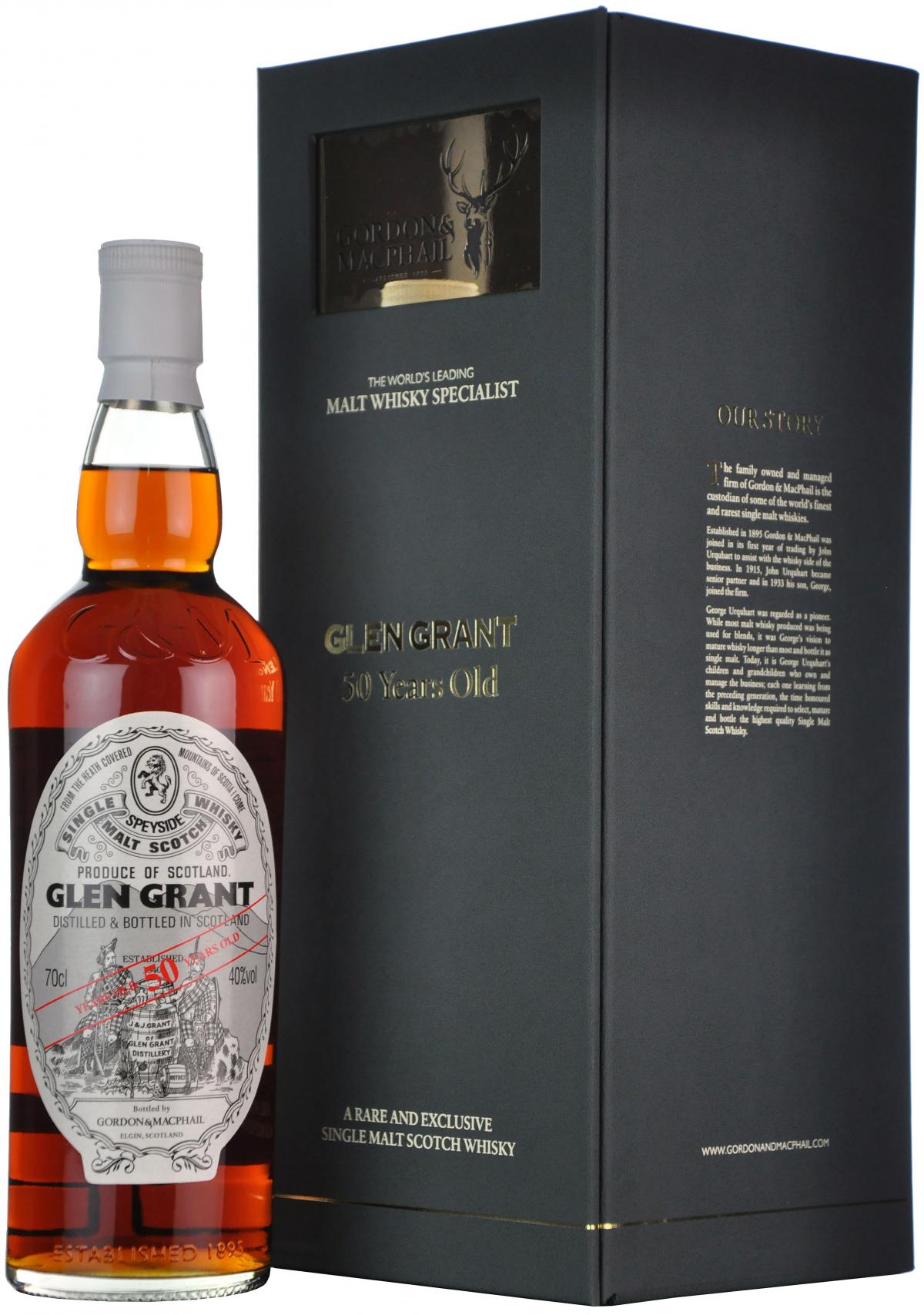 Glen Grant 50 Year Old Gordon & MacPhail