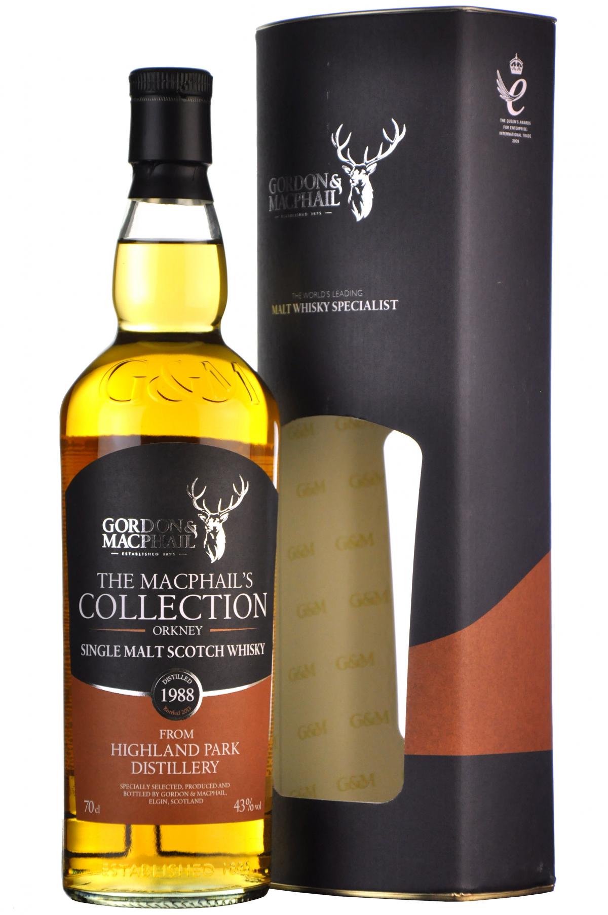 highland park 1988-2013, the macphails collection, island single malt scotch whisky