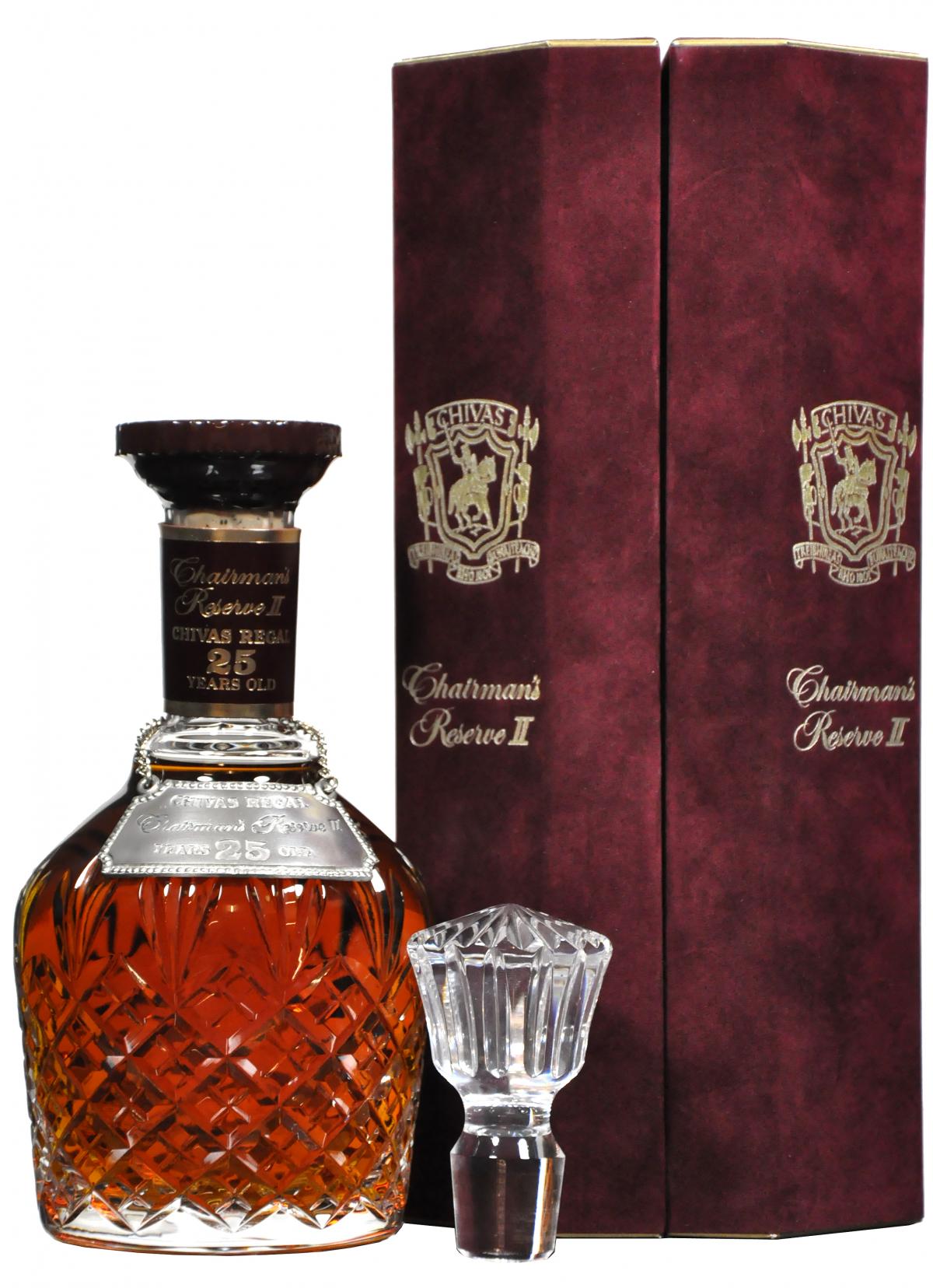 Chivas Regal 25 Year Old | Chairmans Reserve II Decanter