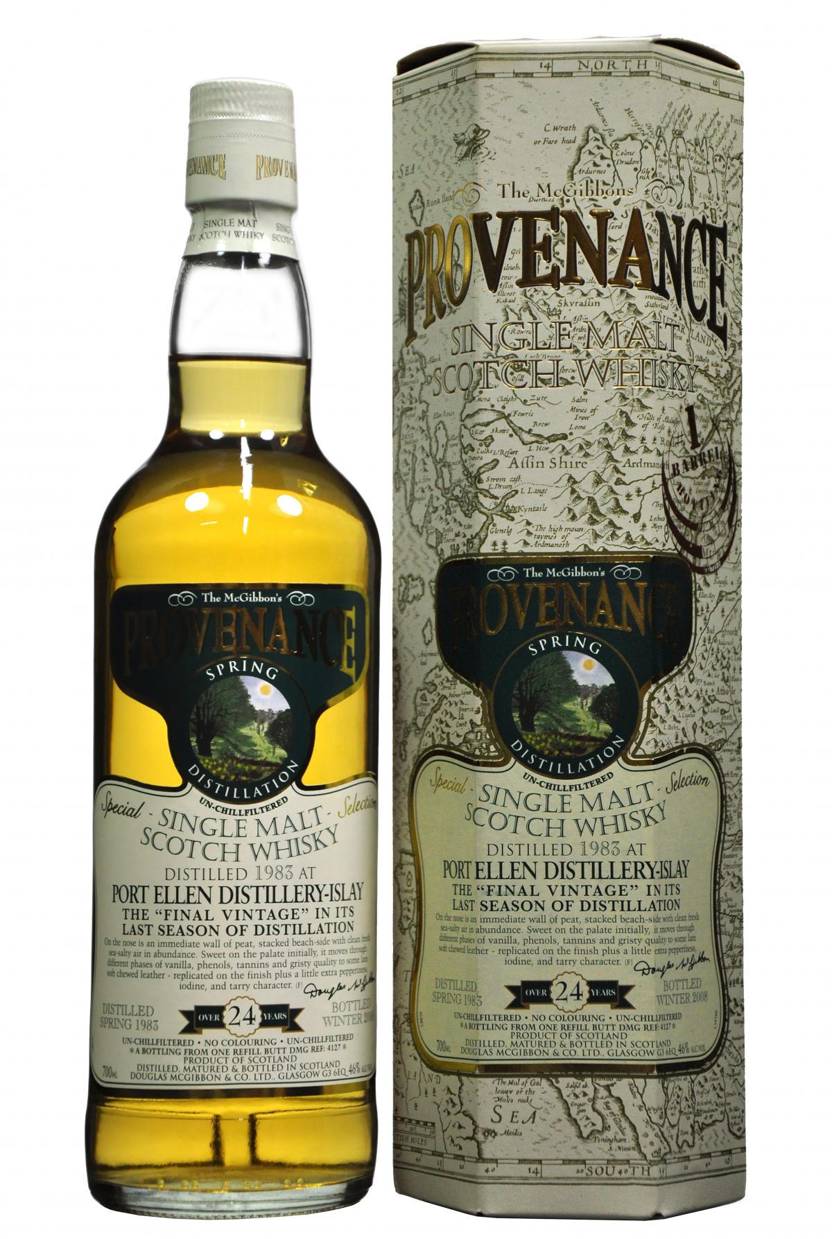 Port Ellen 1983-2008 | 24 Year Old | Provenance Cask 4127