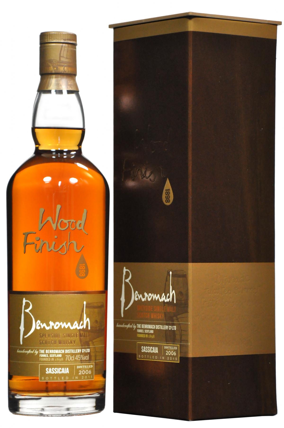 benromach Sassicaia wood finish 2006-2015