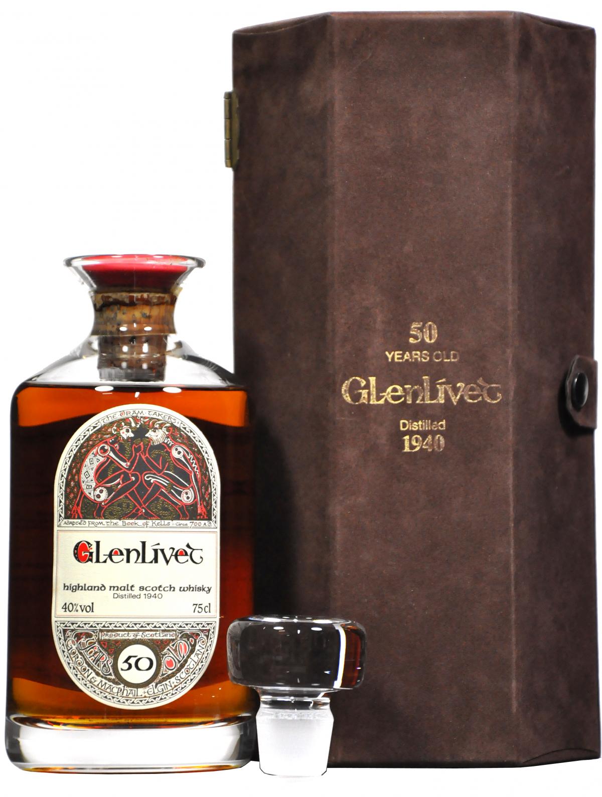 Glenlivet 1940 | 50 Year Old Gordon & MacPhail Crystal Decanter