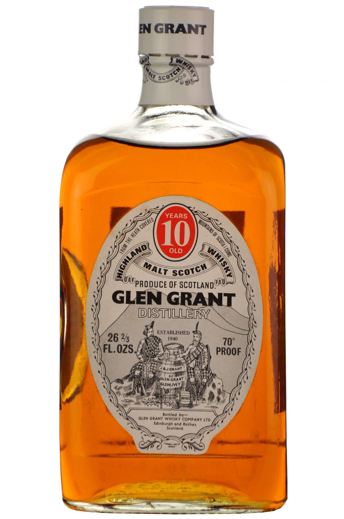 glen grant 10 year old bottled 1970s speyside single malt scotch whisky