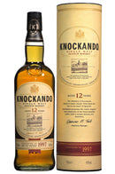 knockando 1997, 12 year old whisky,