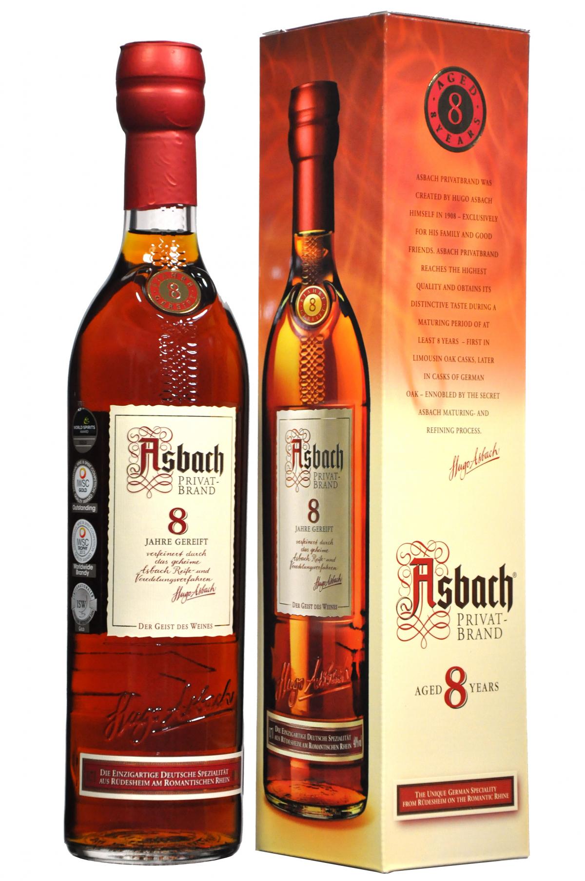 Asbach 8 Year Old Privatbrand German Brandy