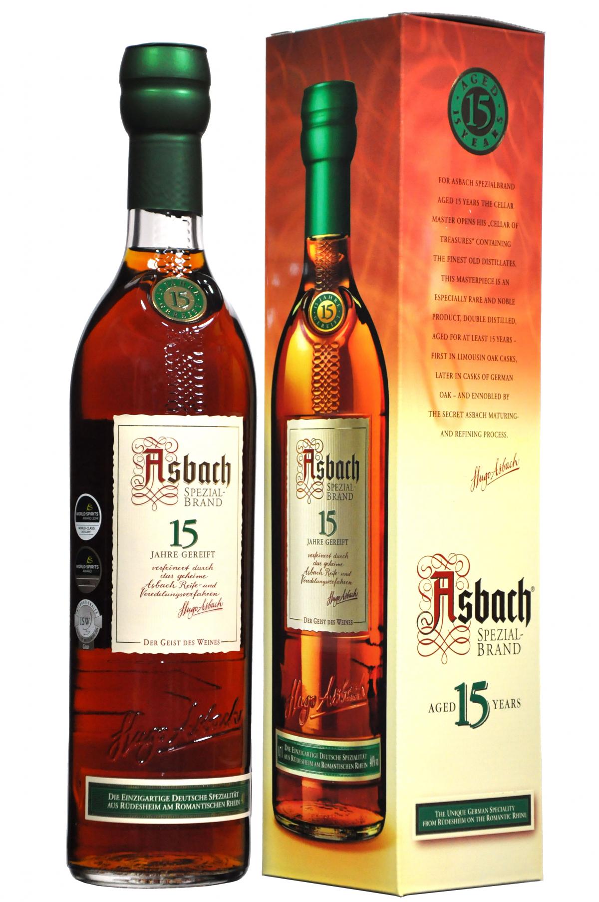 Asbach 15 Year Old Spezialbrand German Brandy