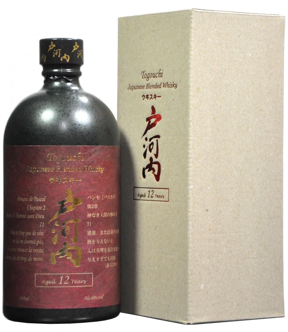 togouchi 12 year old, japanese blended whisky,