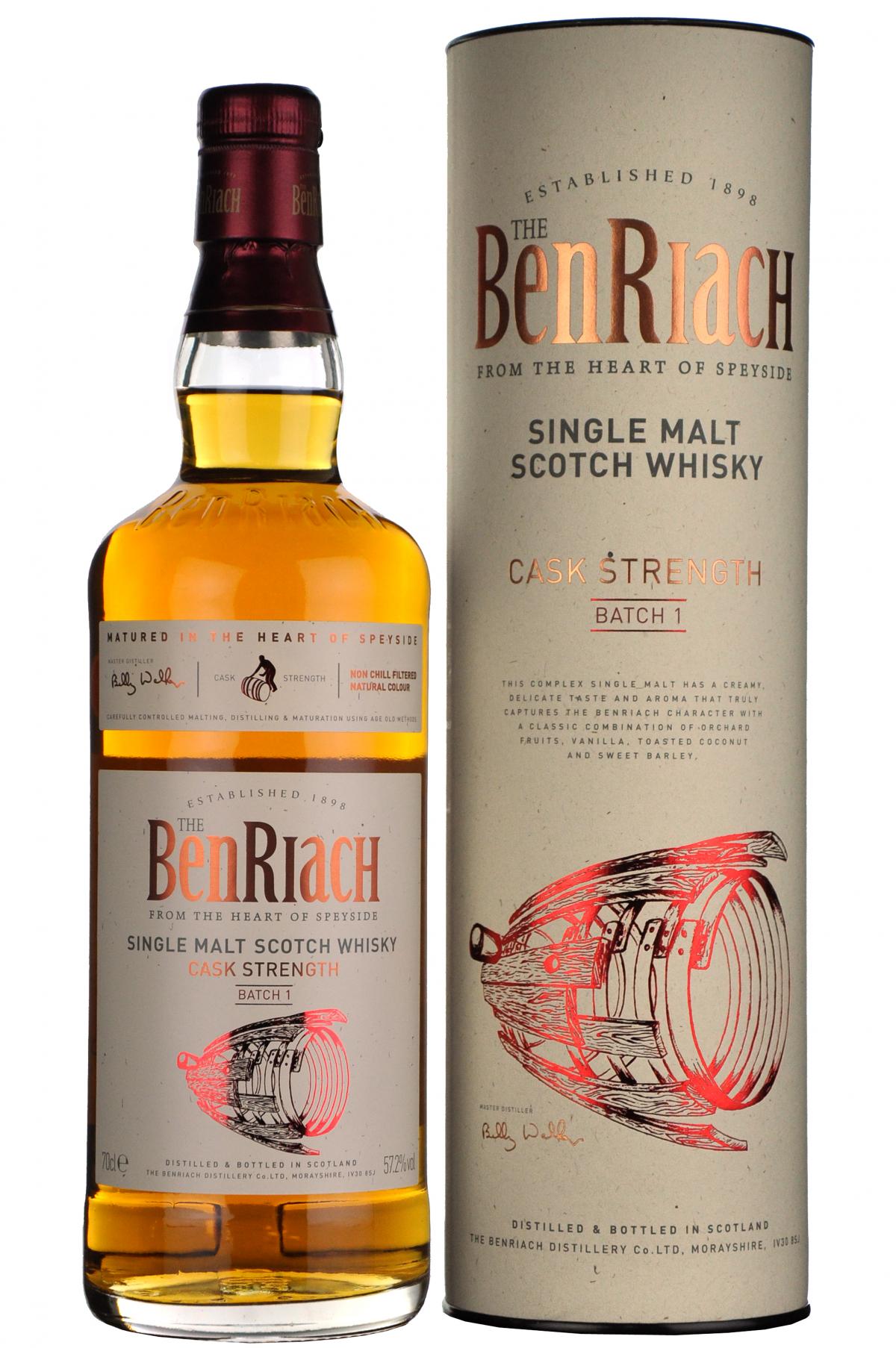 Benriach Cask Strength Batch 1