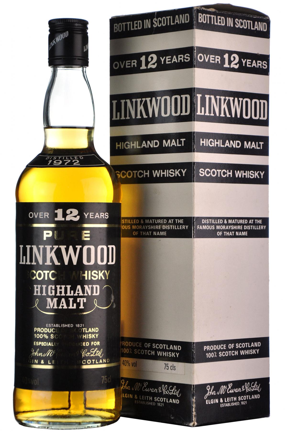 linkwood 1972, 12 year old, speyside single malt, scotch whisky, whiskey