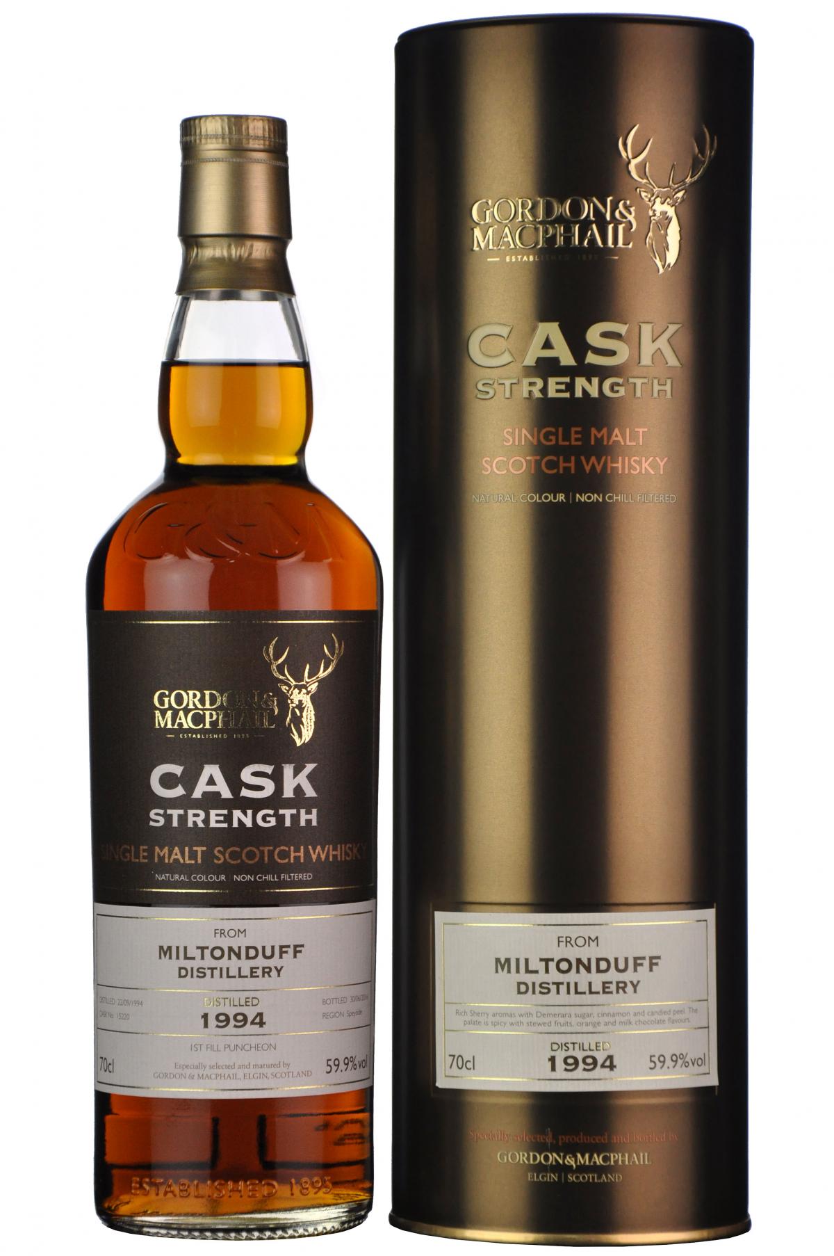 Miltonduff 1994-2016 | CASK Strength