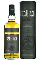 benriach peated, quarter cask, speyside single malt scotch whisky