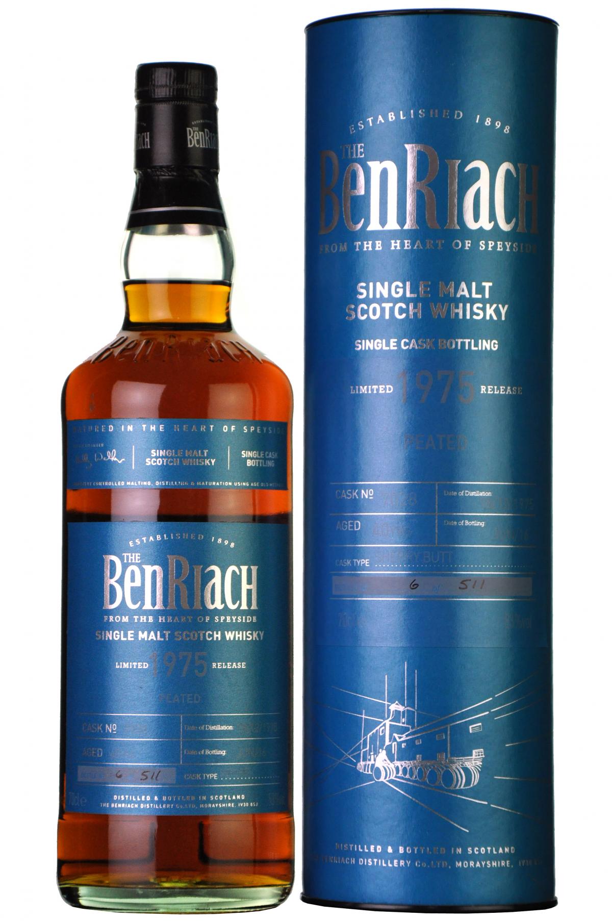 Benriach 1975-2016 | 40 Year Old Single Cask 7028 Batch 13