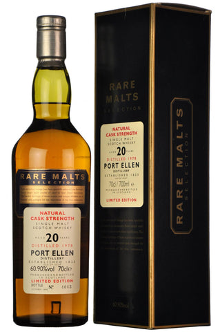 port ellen rare malt, 1978 20 year old, islay whisky,
