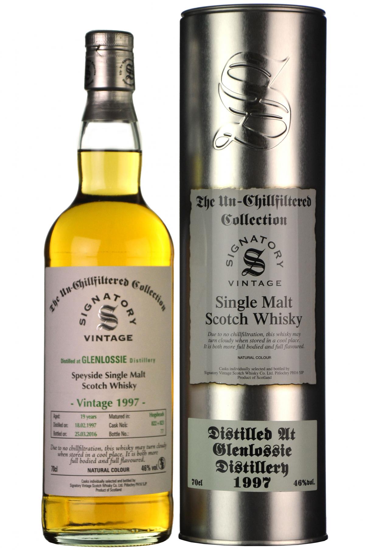 Glenlossie 1997-2016 | 19 Year Old | Signatory Vintage