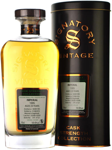 imperial 1995, 20 year old, signatory vintage cask 50268 + 50269,