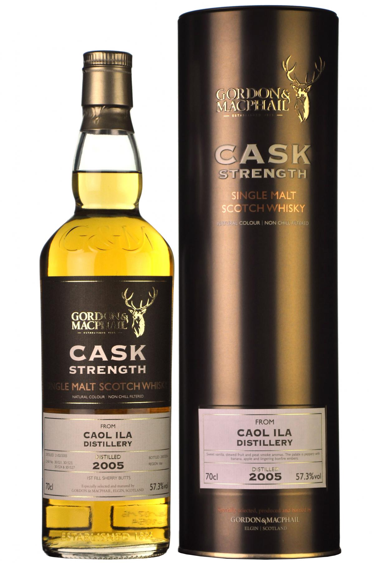 caol ila 2005 bottled 2006 cask strength gordon and macphail