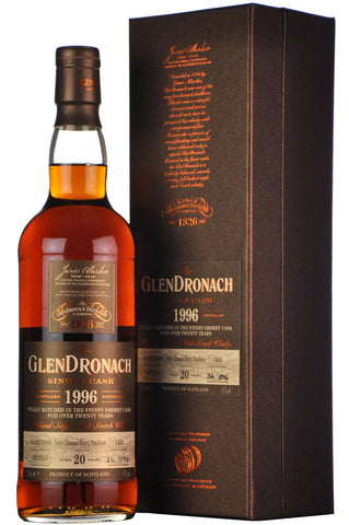 glendronach 1996, 20 year old, batch 14, bottled 2016,