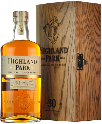 highland park 30 year old, island single malt scotch whisky,
